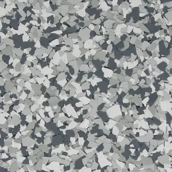 Gravel floor coating color blend