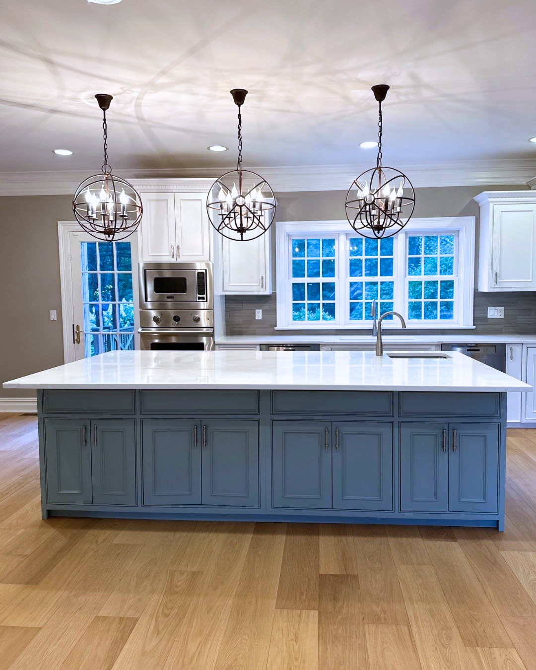 Kitchen trim and finish detail in Bedford Hills.