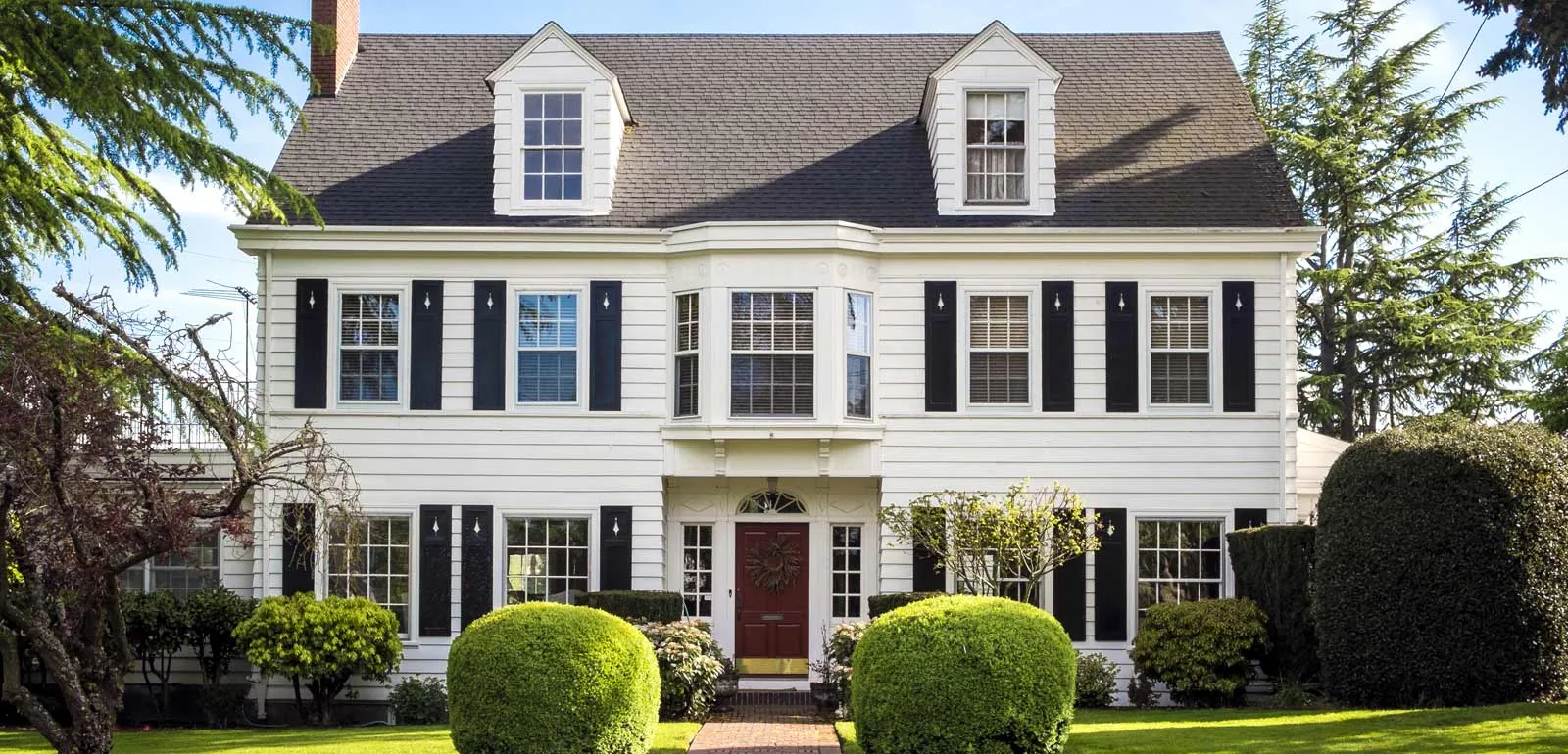 Finished exterior painting project on a Fairfield home.